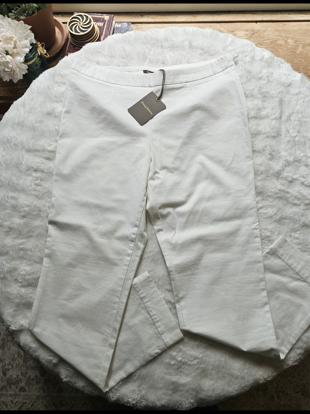 Tommy Bahama White Matchstick Pants